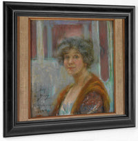 Self Portrait In 1924 By Alice Pike Barney Fine Art Print