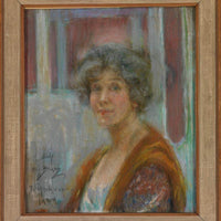 Self Portrait In 1924 By Alice Pike Barney Fine Art Print