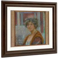 Self Portrait In 1924 By Alice Pike Barney Fine Art Print