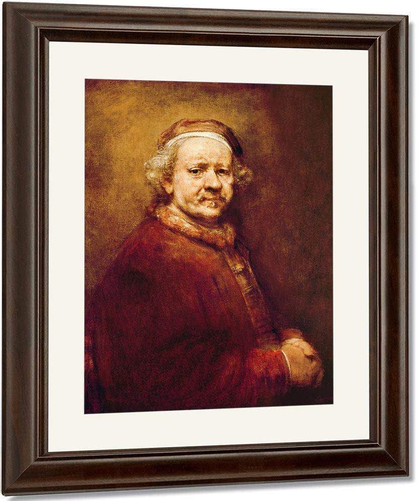 Self Portrait In At The Age Of 63 By Rembrandt Fine Art Print