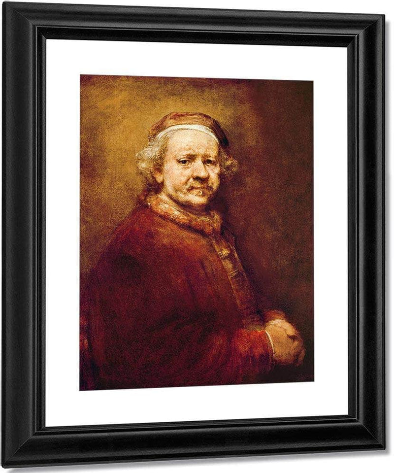 Self Portrait In At The Age Of 63 By Rembrandt Fine Art Print