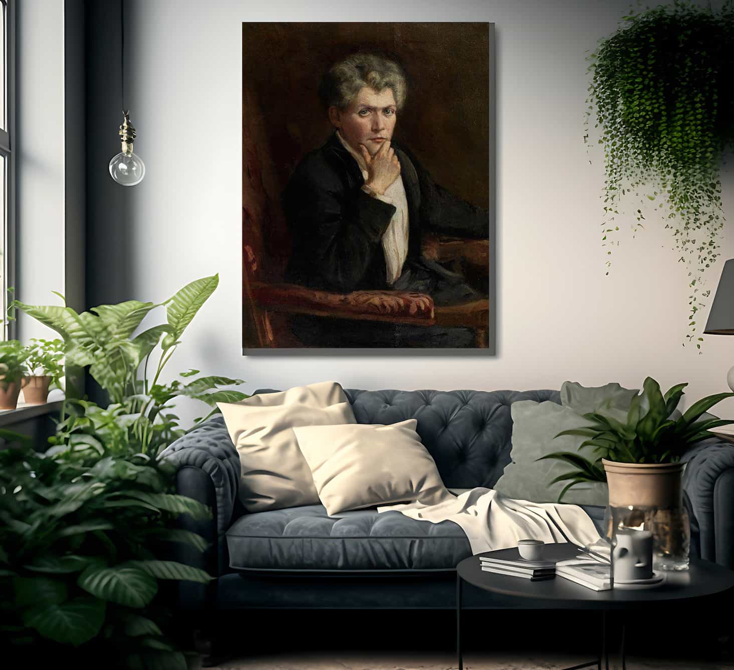 Self Portrait In Repose By Alice Pike Barney Fine Art Print
