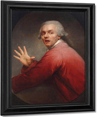 Self Portrait In Surprise And Terror 1791 By Joseph Ducreux Fine Art Print
