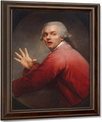 Self Portrait In Surprise And Terror 1791 By Joseph Ducreux Fine Art Print