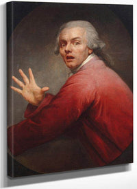 Self Portrait In Surprise And Terror 1791 By Joseph Ducreux Fine Art Print