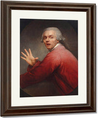 Self Portrait In Surprise And Terror 1791 By Joseph Ducreux Fine Art Print