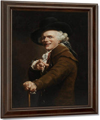 Self Portrait In The Guise Of A Mockingbird 1791 By Joseph Ducreux Fine Art Print
