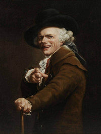 Self Portrait In The Guise Of A Mockingbird 1791 By Joseph Ducreux Fine Art Print