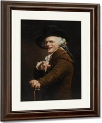Self Portrait In The Guise Of A Mockingbird 1791 By Joseph Ducreux Fine Art Print