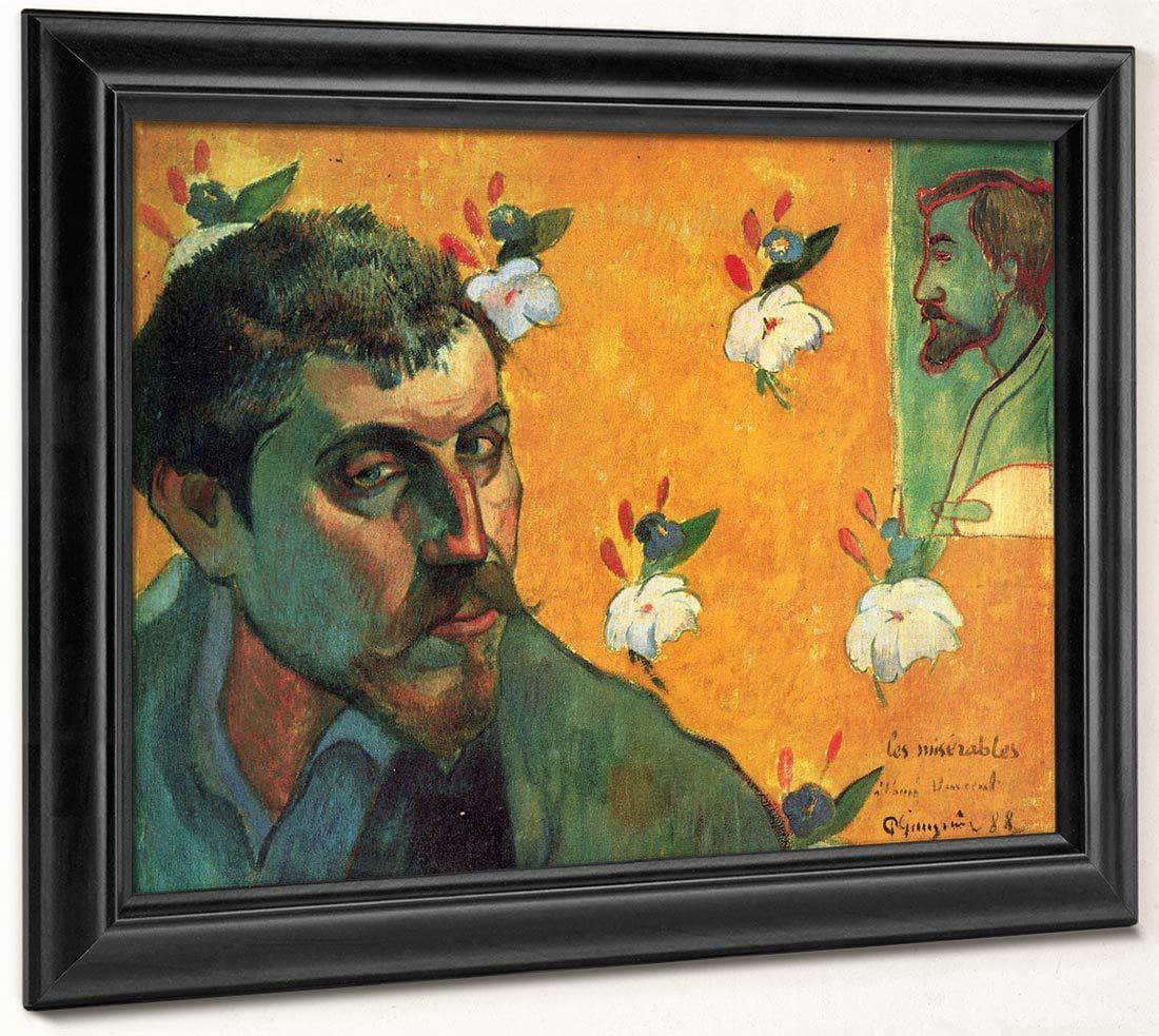 Self Portrait In The Role Of Jean Valjean 1888 45X55Cm Van Gogh Museum By Paul Gauguin Fine Art Print