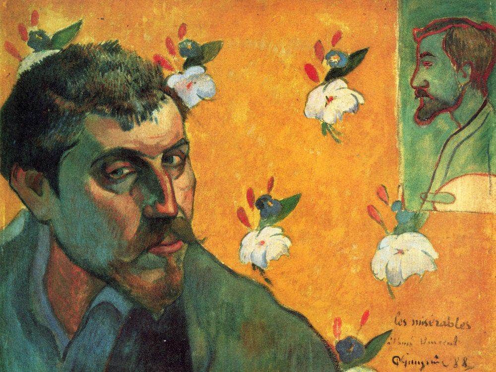 Self Portrait In The Role Of Jean Valjean 1888 45X55Cm Van Gogh Museum By Paul Gauguin Fine Art Print