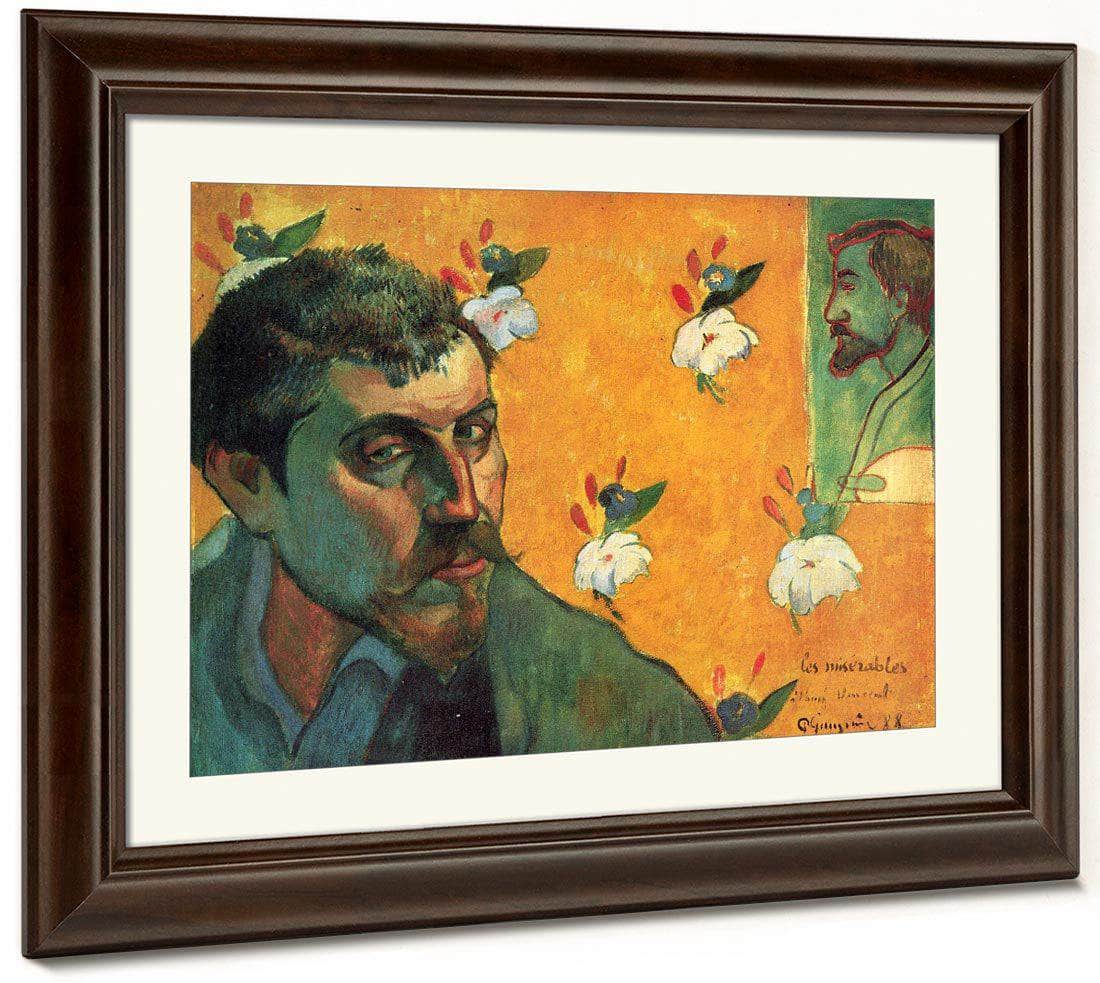 Self Portrait In The Role Of Jean Valjean 1888 45X55Cm Van Gogh Museum By Paul Gauguin Fine Art Print