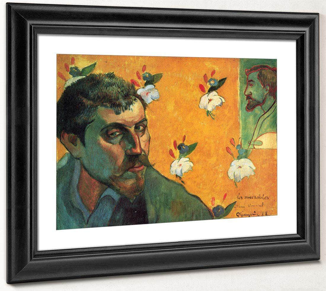Self Portrait In The Role Of Jean Valjean 1888 45X55Cm Van Gogh Museum By Paul Gauguin Fine Art Print