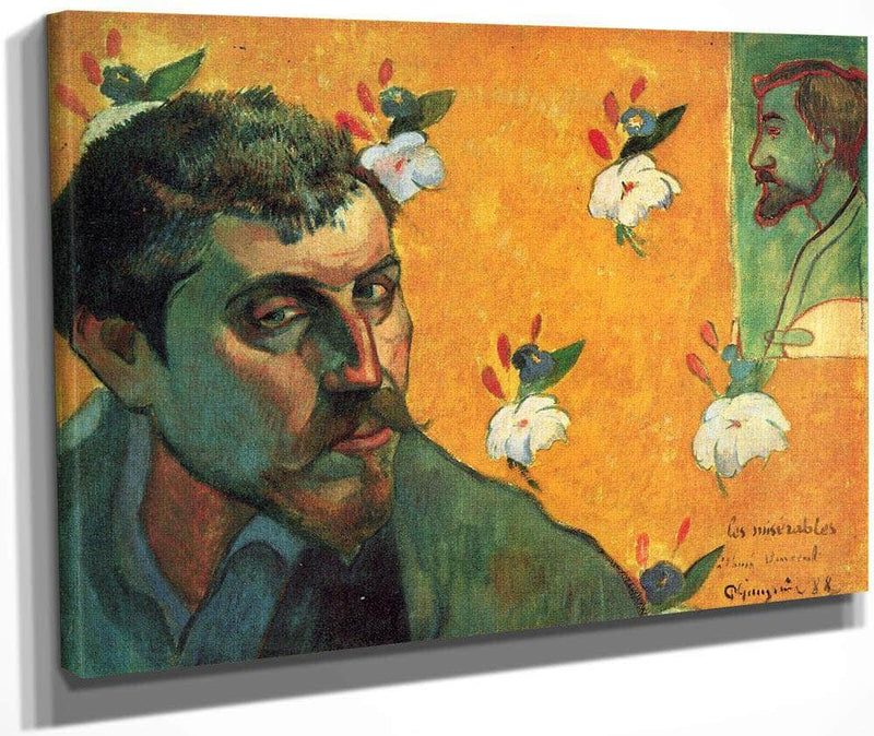 Self Portrait In The Role Of Jean Valjean 1888 45X55Cm Van Gogh Museum By Paul Gauguin Fine Art Print