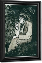 Self Portrait (Large) By Nicolai Astrup Fine Art Print