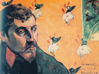 Self Portrait Les Miserables By Paul Gauguin Fine Art Print
