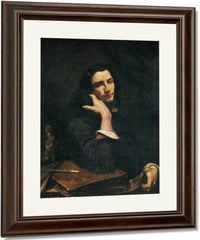Self Portrait Man With Leather Belt By Gustave Courbet Fine Art Print