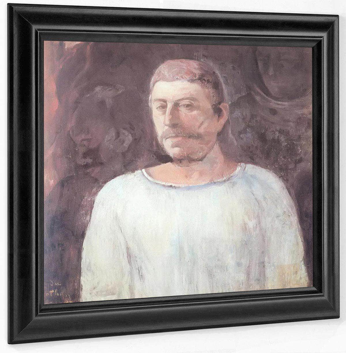 Self Portrait Near Golgotha By Paul Gauguin Fine Art Print