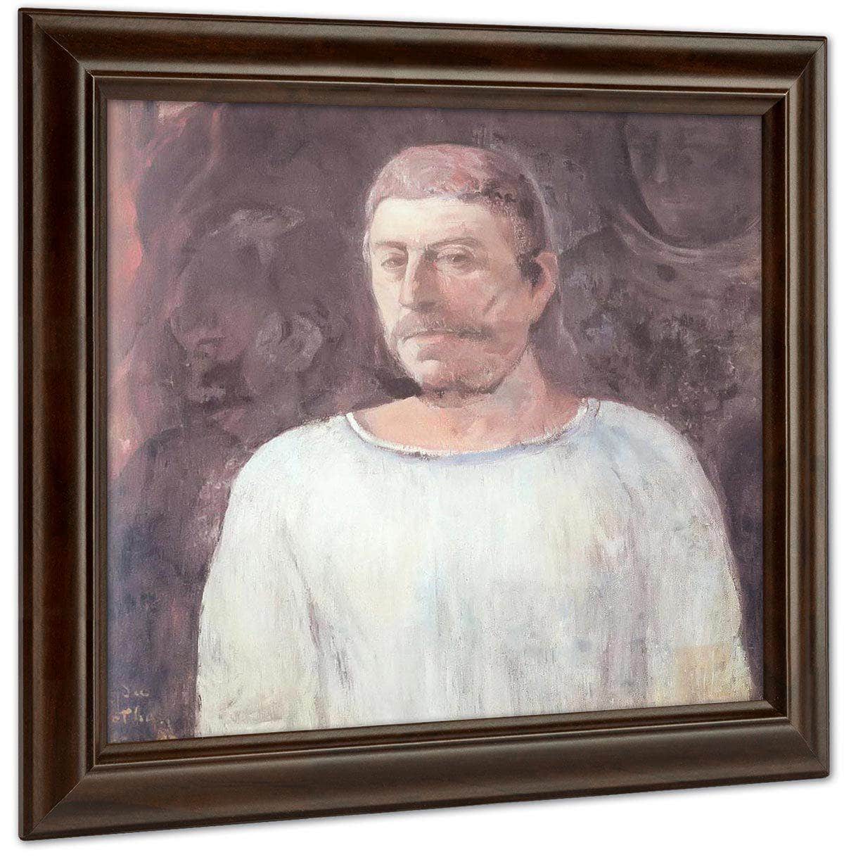 Self Portrait Near Golgotha By Paul Gauguin Fine Art Print