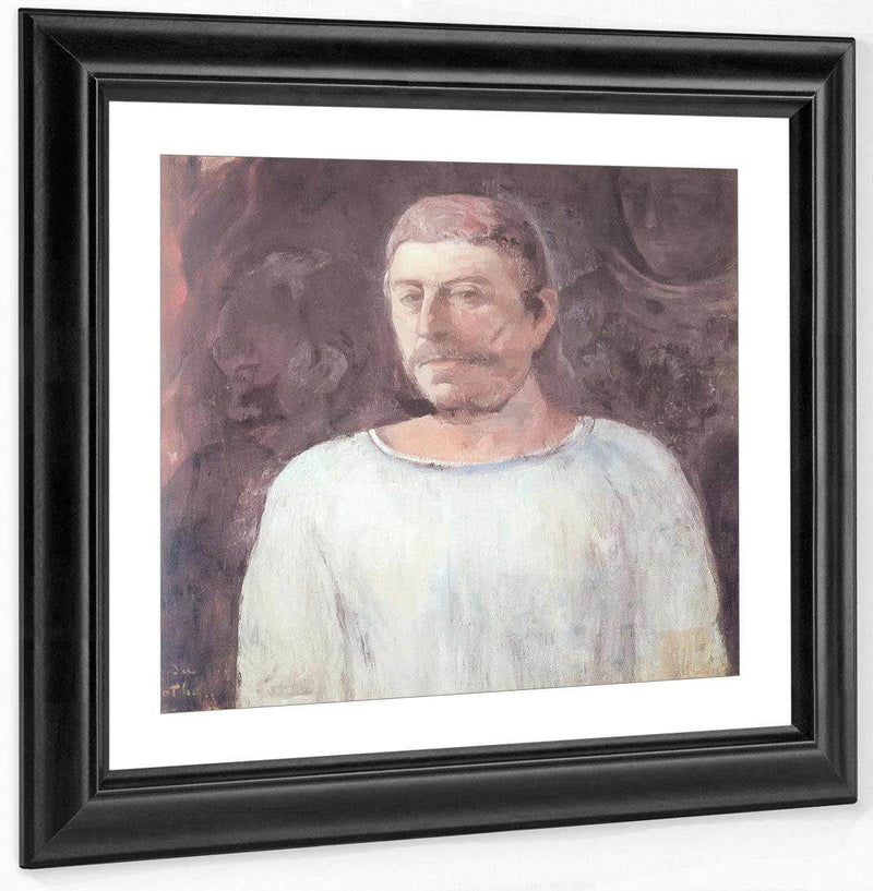 Self Portrait Near Golgotha By Paul Gauguin Fine Art Print