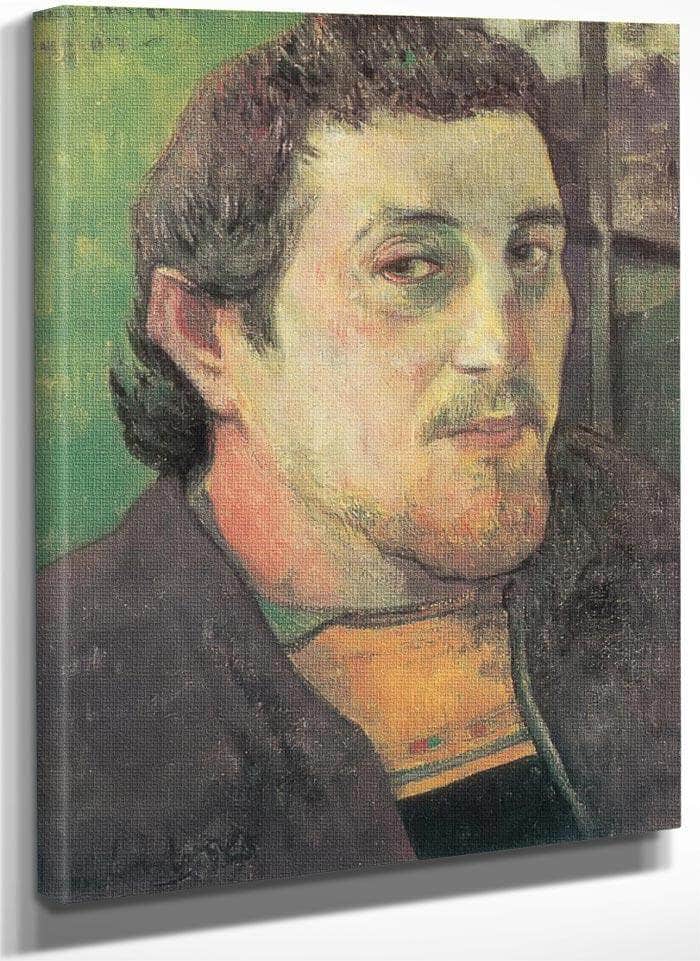 Self Portrait  To My Friend Cazziere By Paul Gauguin Fine Art Print