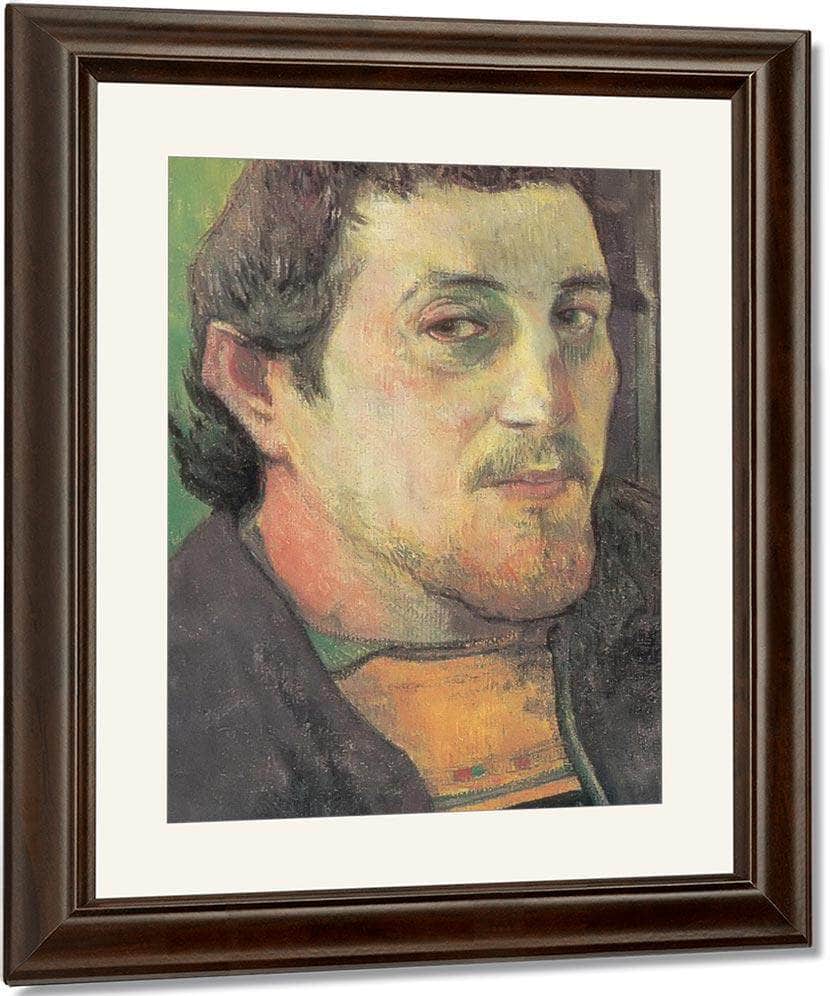 Self Portrait  To My Friend Cazziere By Paul Gauguin Fine Art Print