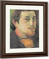 Self Portrait  To My Friend Cazziere By Paul Gauguin Fine Art Print