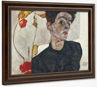 Self Portrait With Physalis 1912 32 2X39 8Cm Leopold Museum By Egon Schiele Fine Art Print