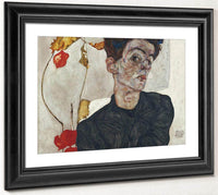 Self Portrait With Physalis 1912 32 2X39 8Cm Leopold Museum By Egon Schiele Fine Art Print