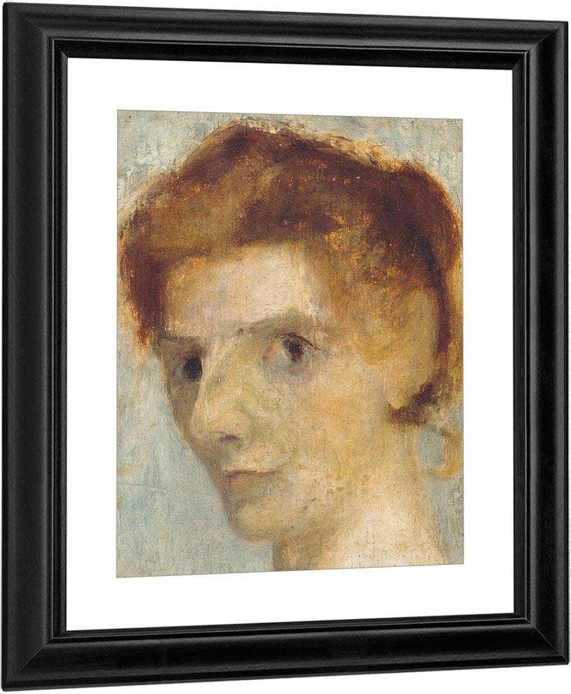 Self Portrait6 By Paula Modersohn Becker Fine Art Print