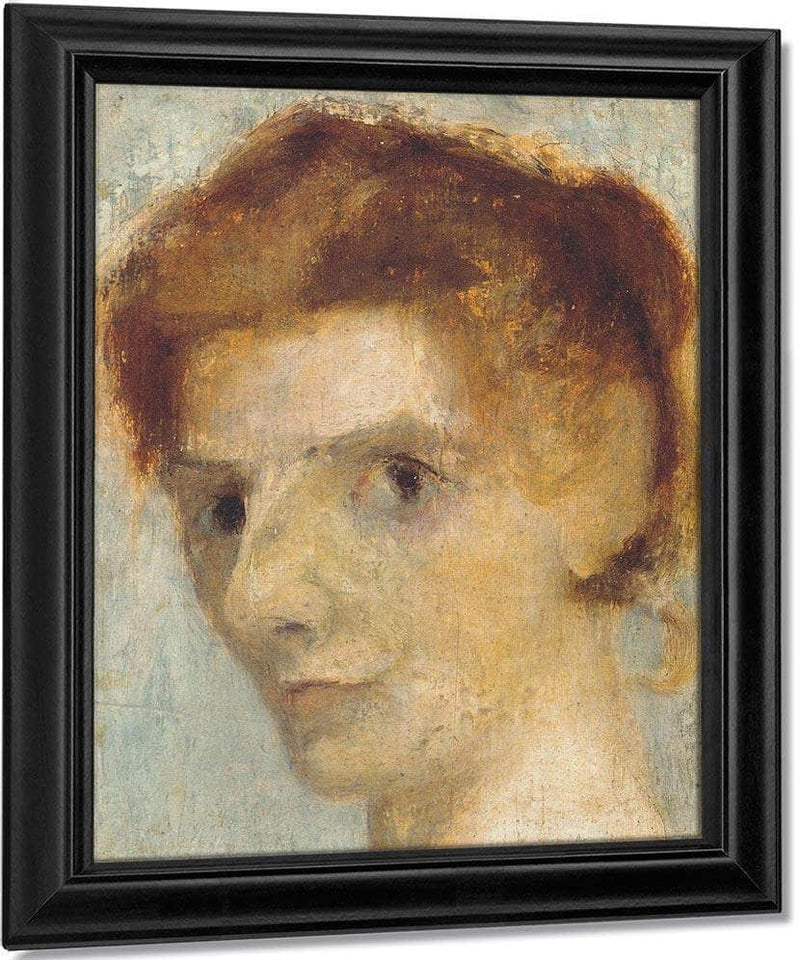 Self Portrait6 By Paula Modersohn Becker Fine Art Print