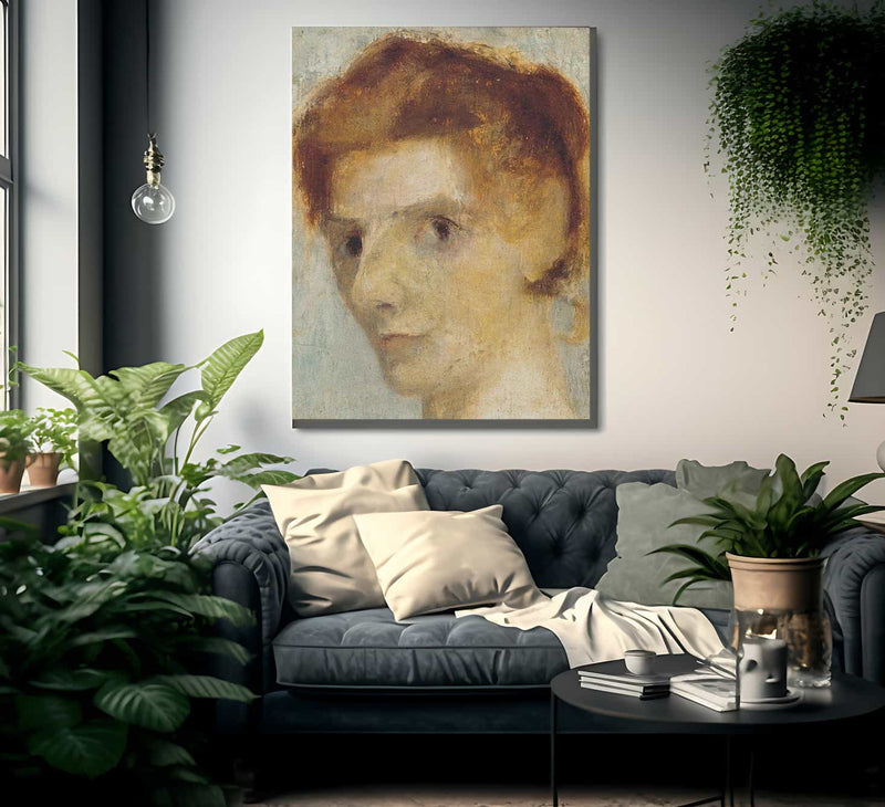 Self Portrait6 By Paula Modersohn Becker Fine Art Print