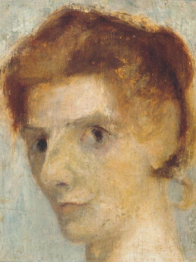 Self Portrait6 By Paula Modersohn Becker Fine Art Print
