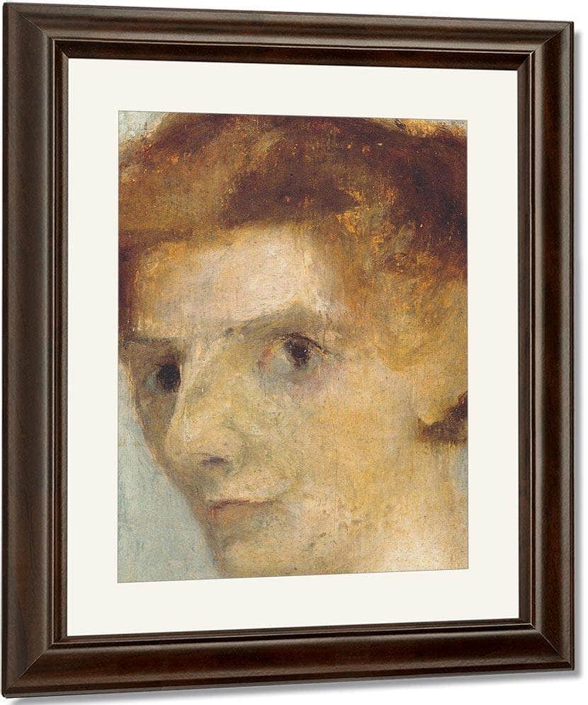 Self Portrait6 By Paula Modersohn Becker Fine Art Print