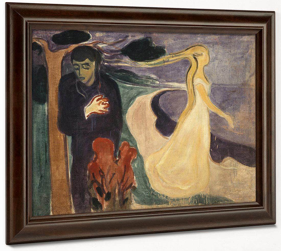 Separation 1896 96X127Cm Munch Museum M0024 3000X By Edvard Munch Fine Art Print
