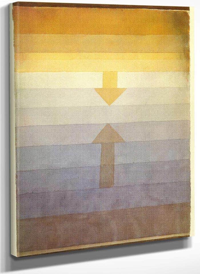 Separation In The Evening 1922 79 By Paul Klee Fine Art Print