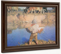 September Afternoon By NC Wyeth Fine Art Print