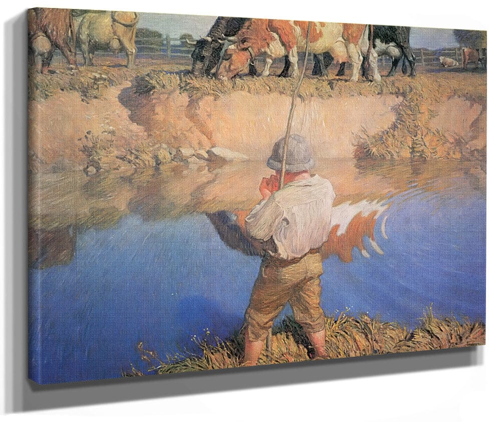 September Afternoon By NC Wyeth Fine Art Print