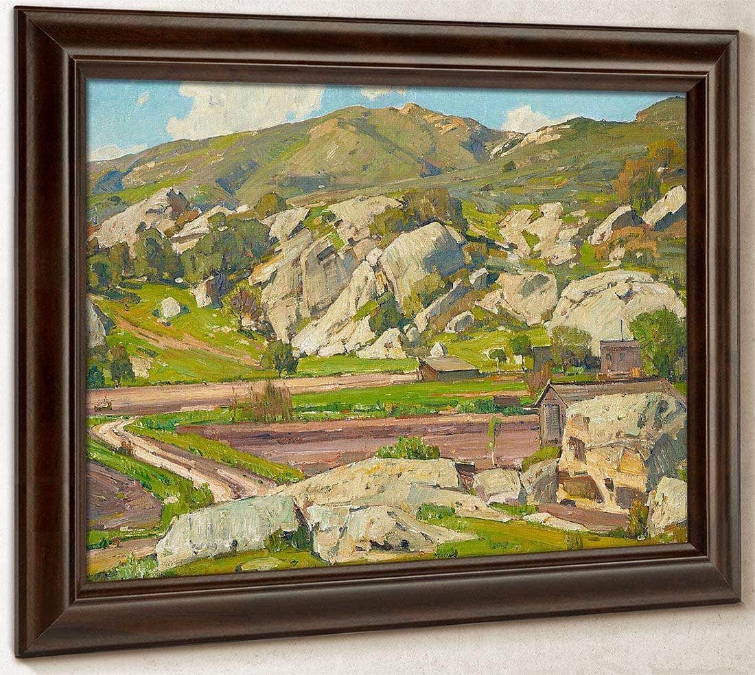 Sermons In Stone By William Wendt Fine Art Print