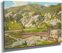 Sermons In Stone By William Wendt Fine Art Print