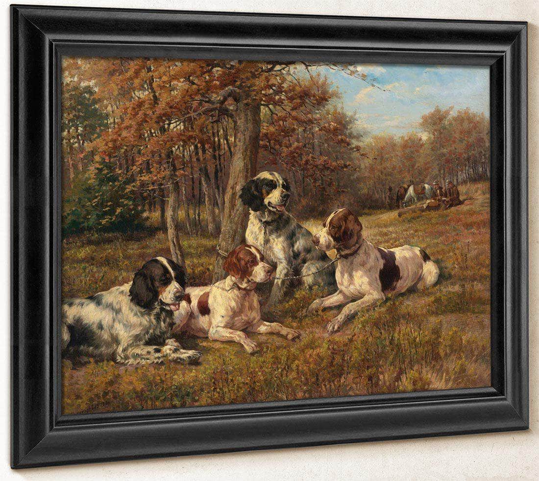 Setters At Rest By Edmund Henry Osthaus Fine Art Print