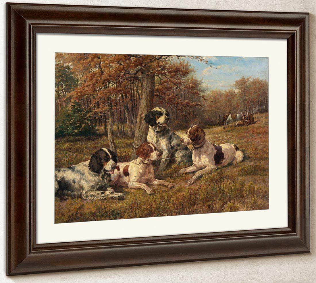 Setters At Rest By Edmund Henry Osthaus Fine Art Print
