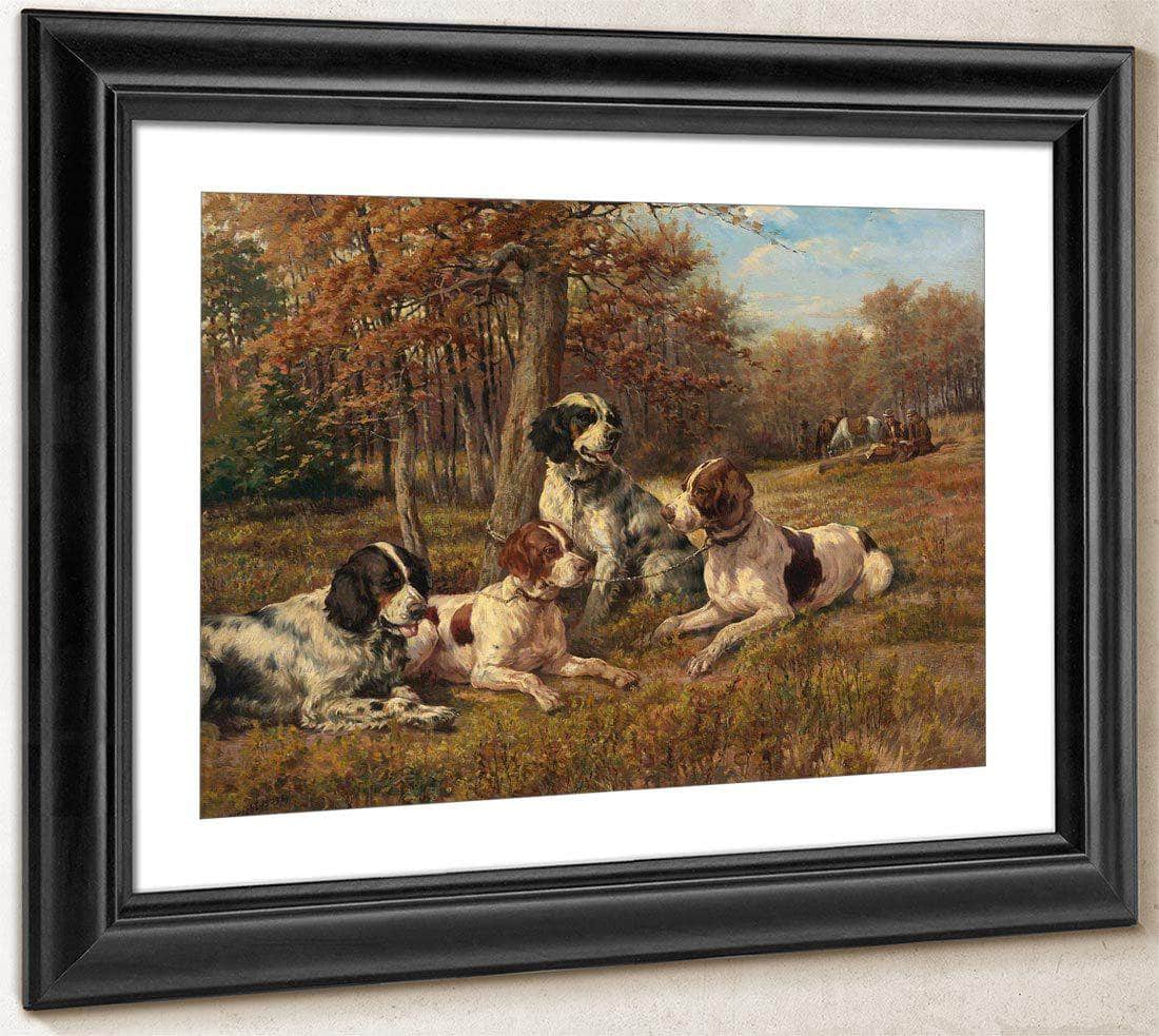 Setters At Rest By Edmund Henry Osthaus Fine Art Print