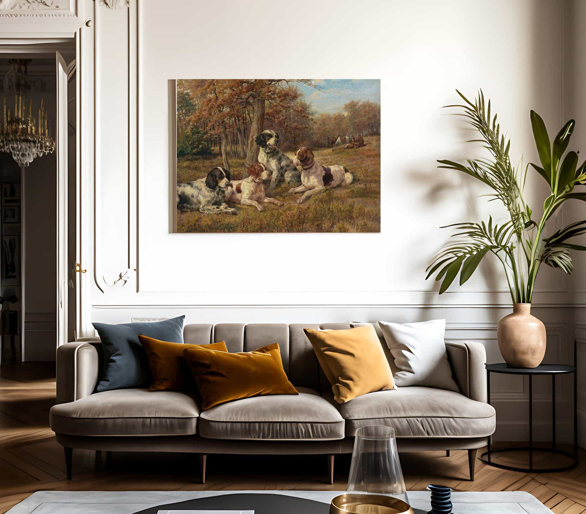 Setters At Rest By Edmund Henry Osthaus Fine Art Print