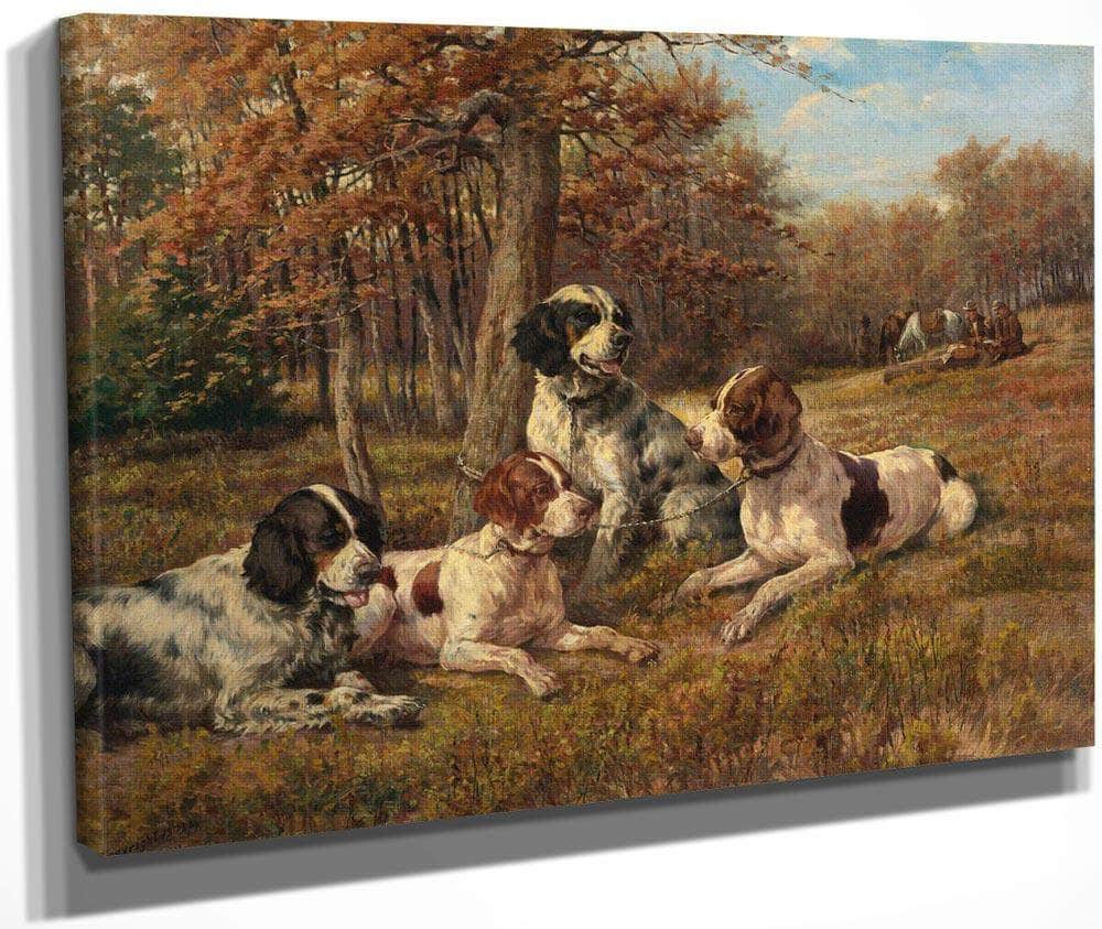 Setters At Rest By Edmund Henry Osthaus Fine Art Print