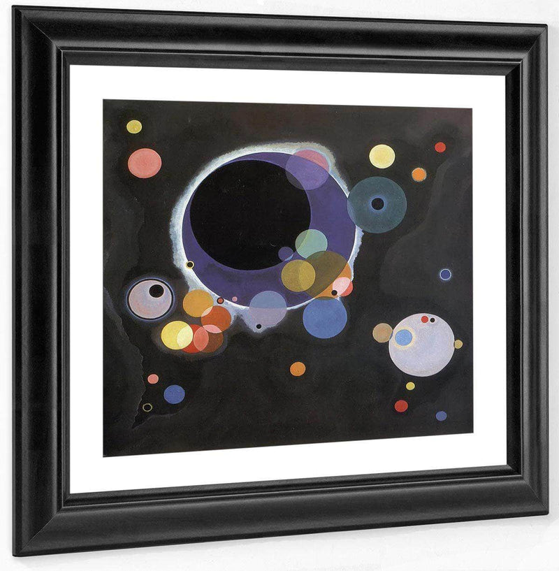 Several Circles By Wassily Kandinsky Fine Art Print