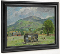 Shack Jump Mountain [Rockbridge Baths] By Pierre Daura Fine Art Print