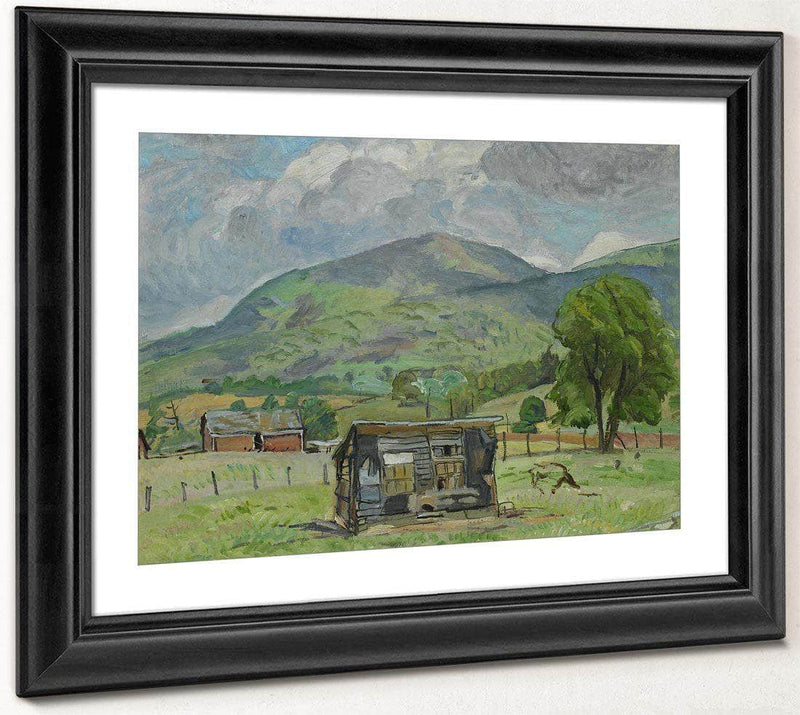 Shack Jump Mountain [Rockbridge Baths] By Pierre Daura Fine Art Print