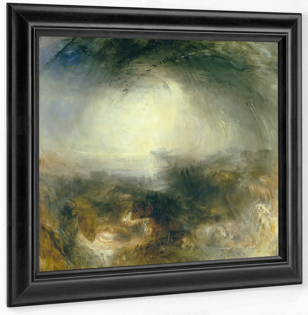 Shade And Darkness   The Evening Of The Deluge By Jwm Turner Fine Art Print