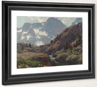 Shadow Creek With Banner And Ritter Peaks In The Distance, Western Sierras Edgar Payne Fine Art Print
